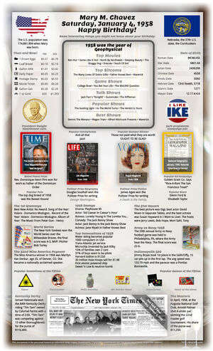 phenomenal sample 67th birthday gift for parent or grandparent