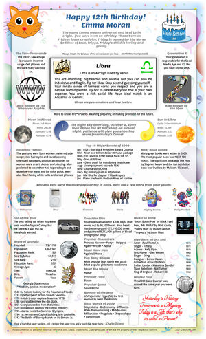 exclusive sample 2009 birthday gift idea for teen